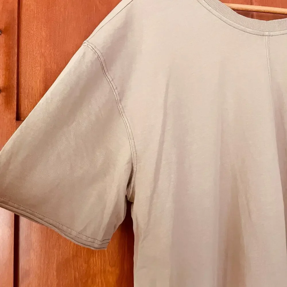 Free People Movement Hot Shot Tee Romper Mocha Latte Size Large